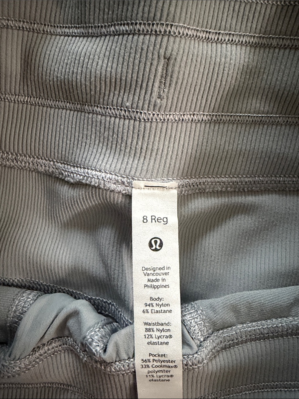 Lululemon Light Gray Dance Pants - Picture 3 of 3